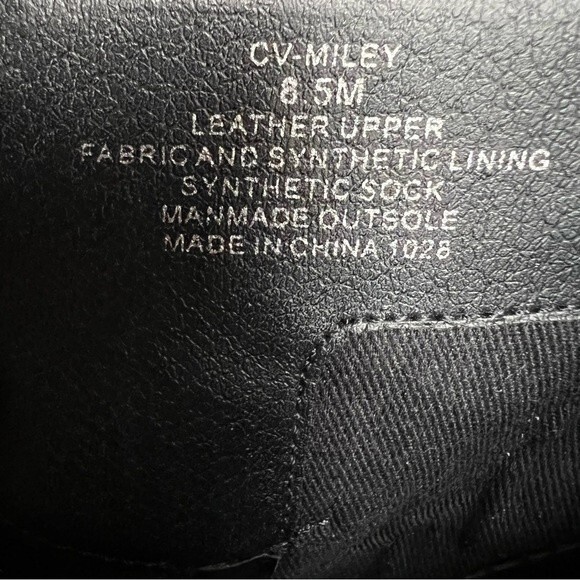 Chelsea & Violet Miley Black Suede Block Heel Ankle Boots w/ Gold Rivets Sz 8.5 - Picture 10 of 14